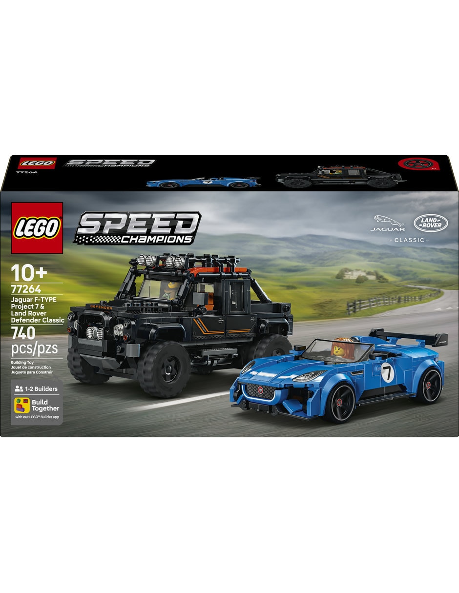 Speed Champions Jaguar Project 7 y Land Rover Defender 77264 77264 Speed Champions 2