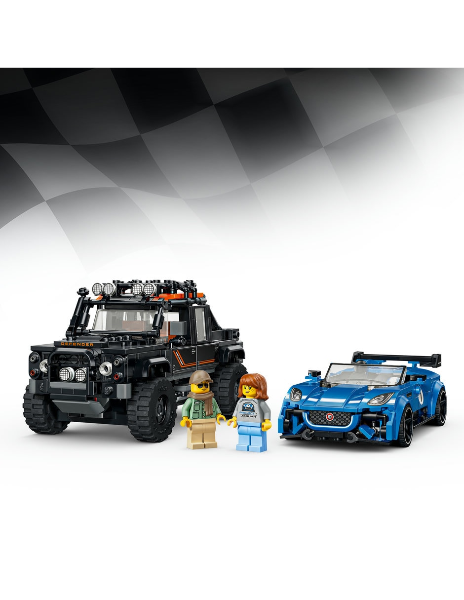 Speed Champions Jaguar Project 7 y Land Rover Defender 77264 77264 Speed Champions 7