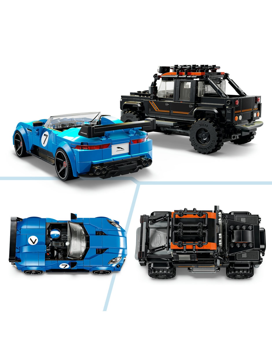 Speed Champions Jaguar Project 7 y Land Rover Defender 77264 77264 Speed Champions 8