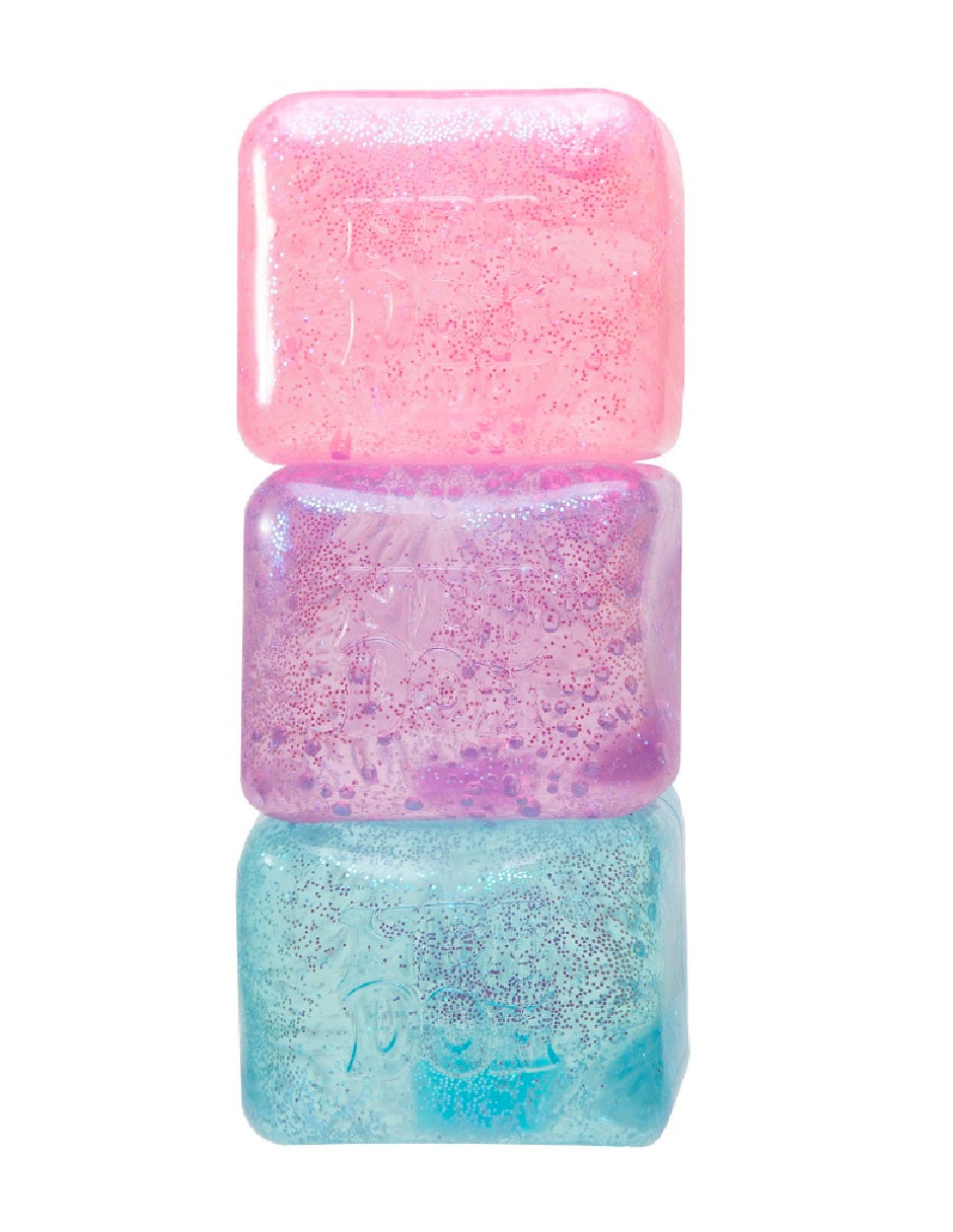 Juguete Antiestrés Nice Cube Glitter and Glow Nee Doh