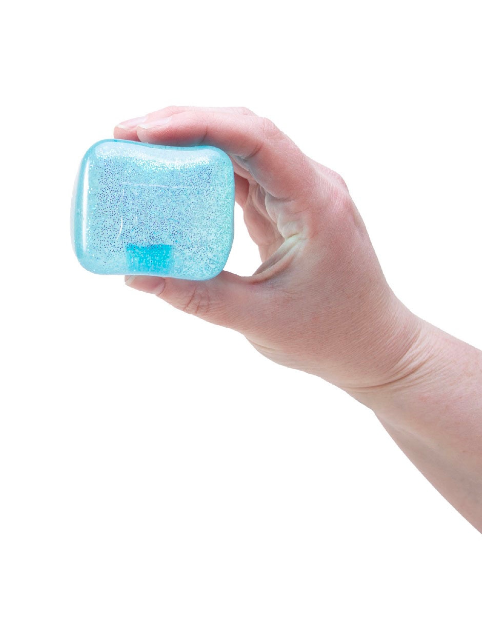 Juguete Antiestrés Nice Cube Glitter and Glow Nee Doh