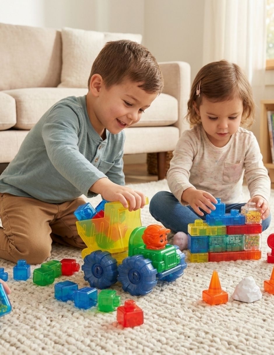 Mega Block Dump Truck Set 937181 Jelly Blox 2
