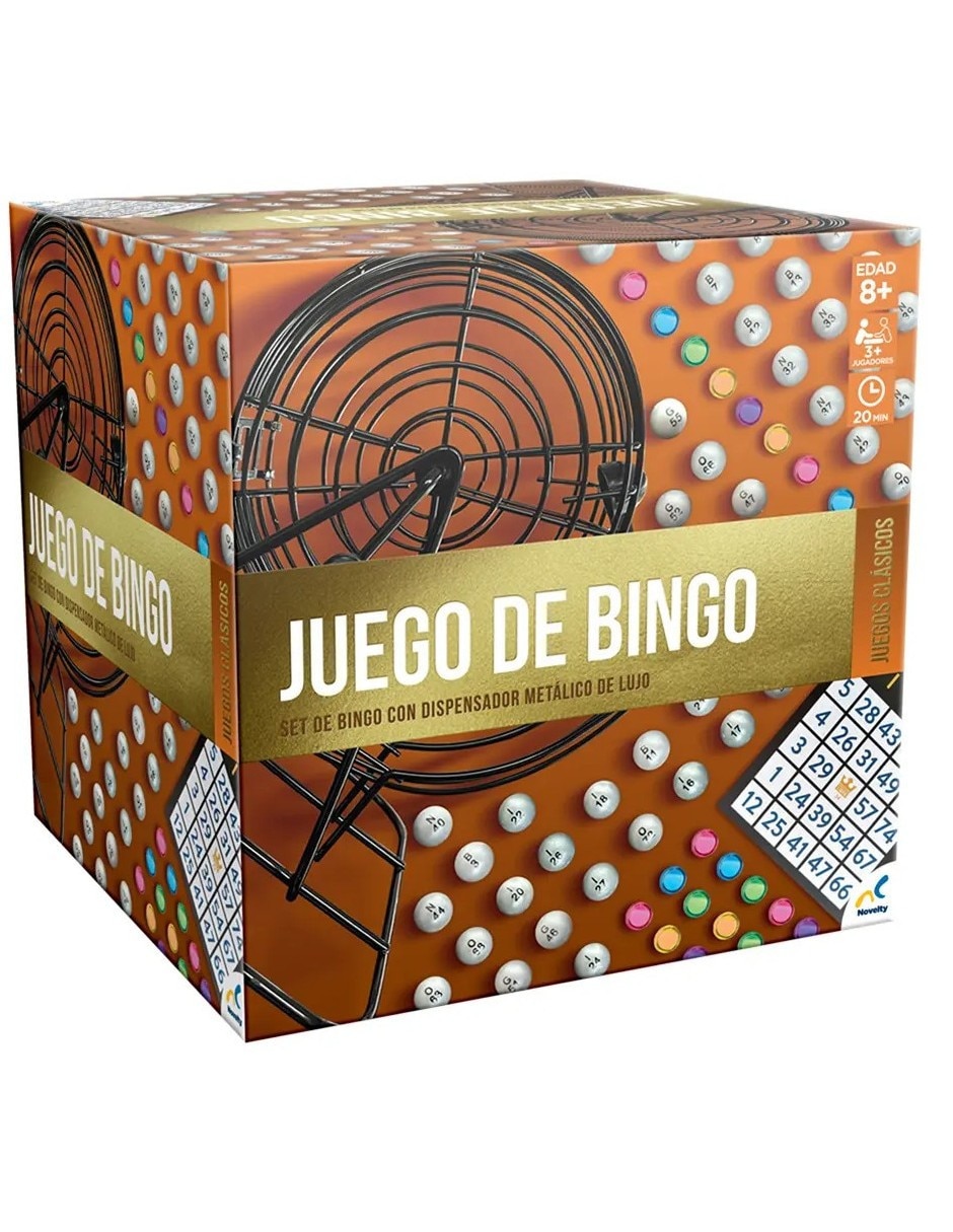 Juego de bingo metálico juegos de mesa
