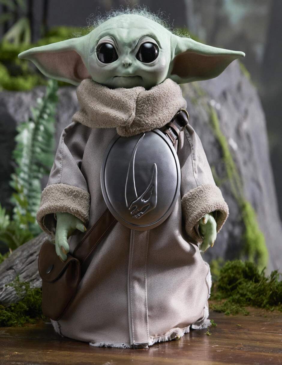 Figuras accionstar wars the mandalorian and grogu ultimate grogu collectors con movimiento y sonido 14