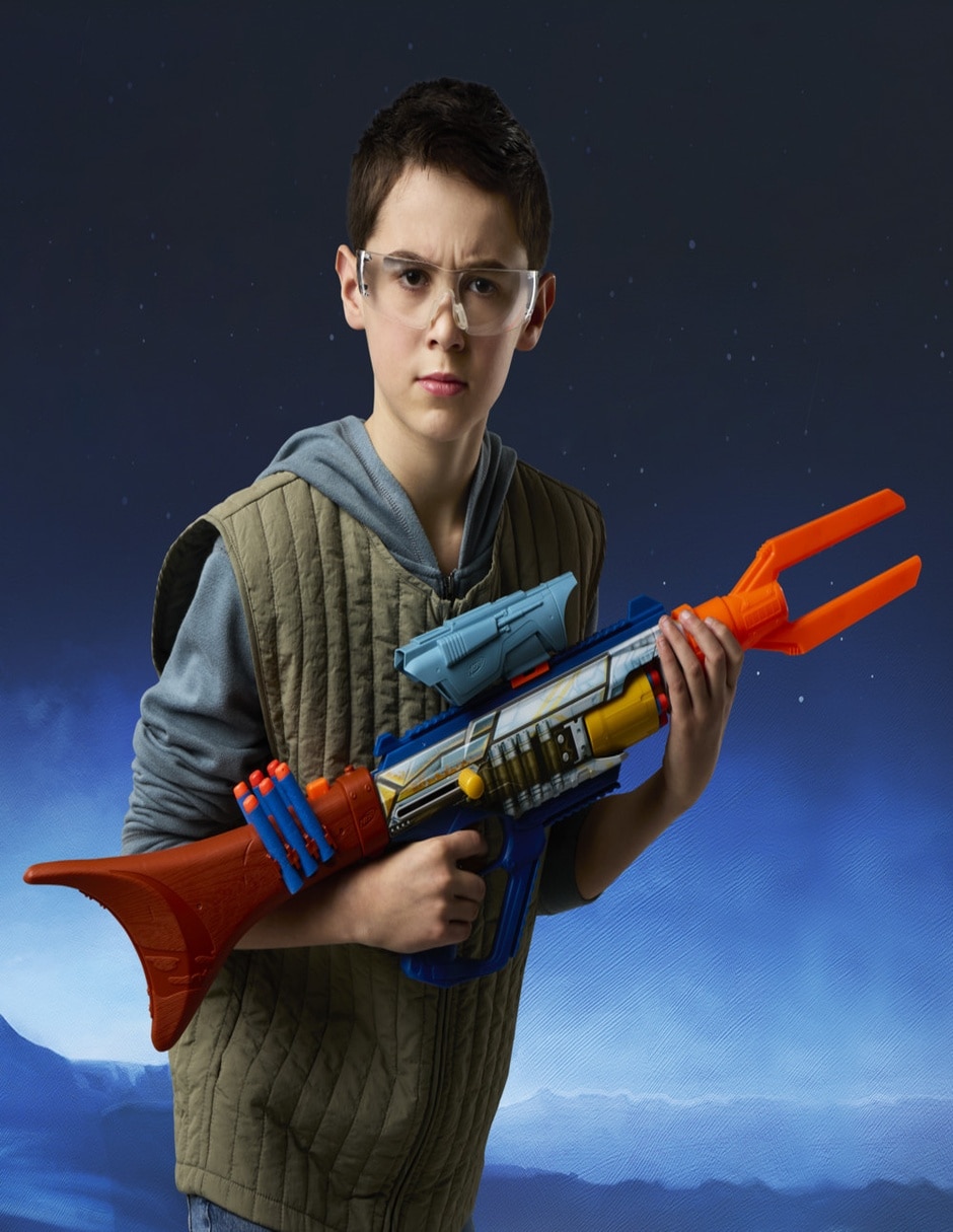 Lanzadardos NERF The Mandalorian & Grogu Bláster del Mandaloriano