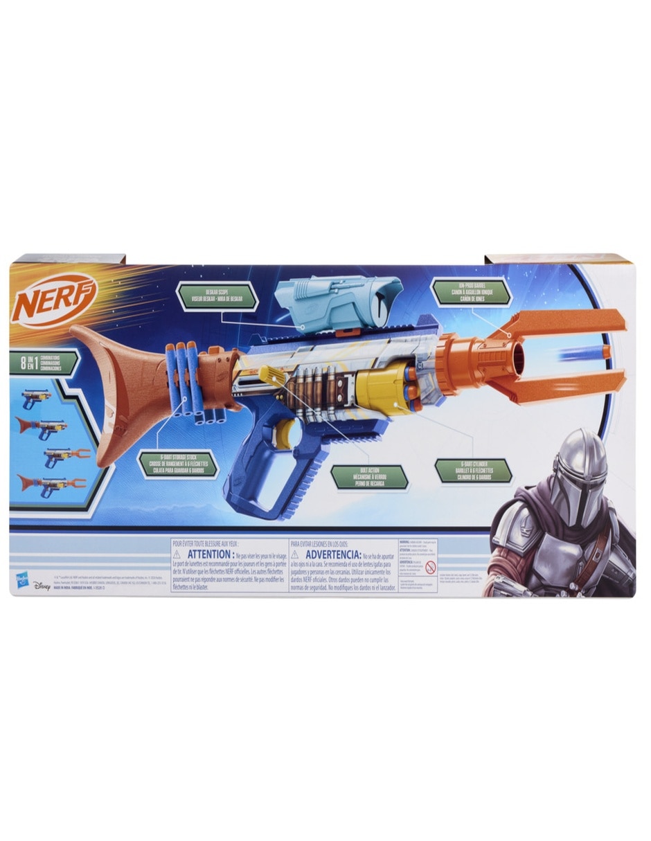 Lanzadardos NERF The Mandalorian & Grogu Bláster del Mandaloriano
