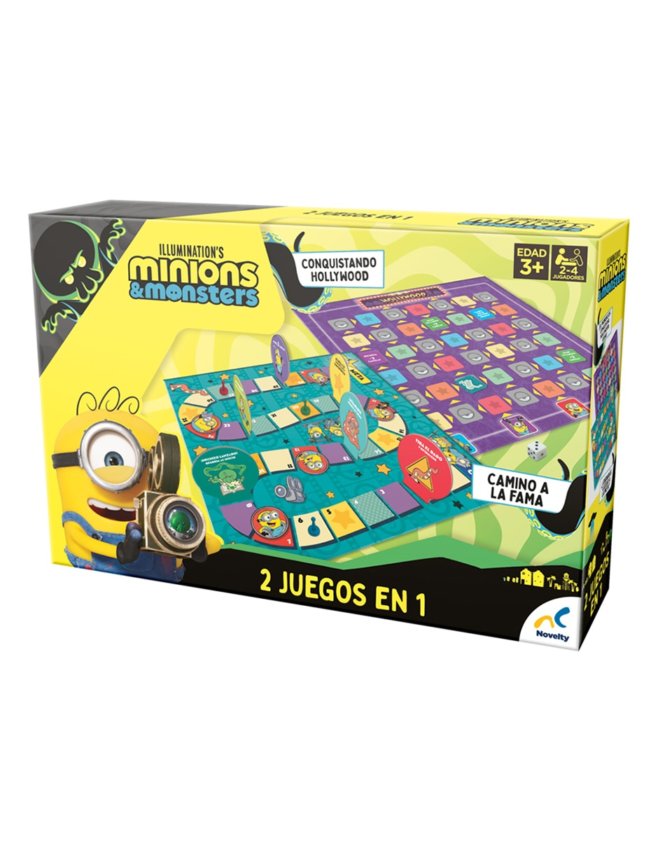 Set de juegos 2 en 1 Minions and Monsters Juegos de mesa