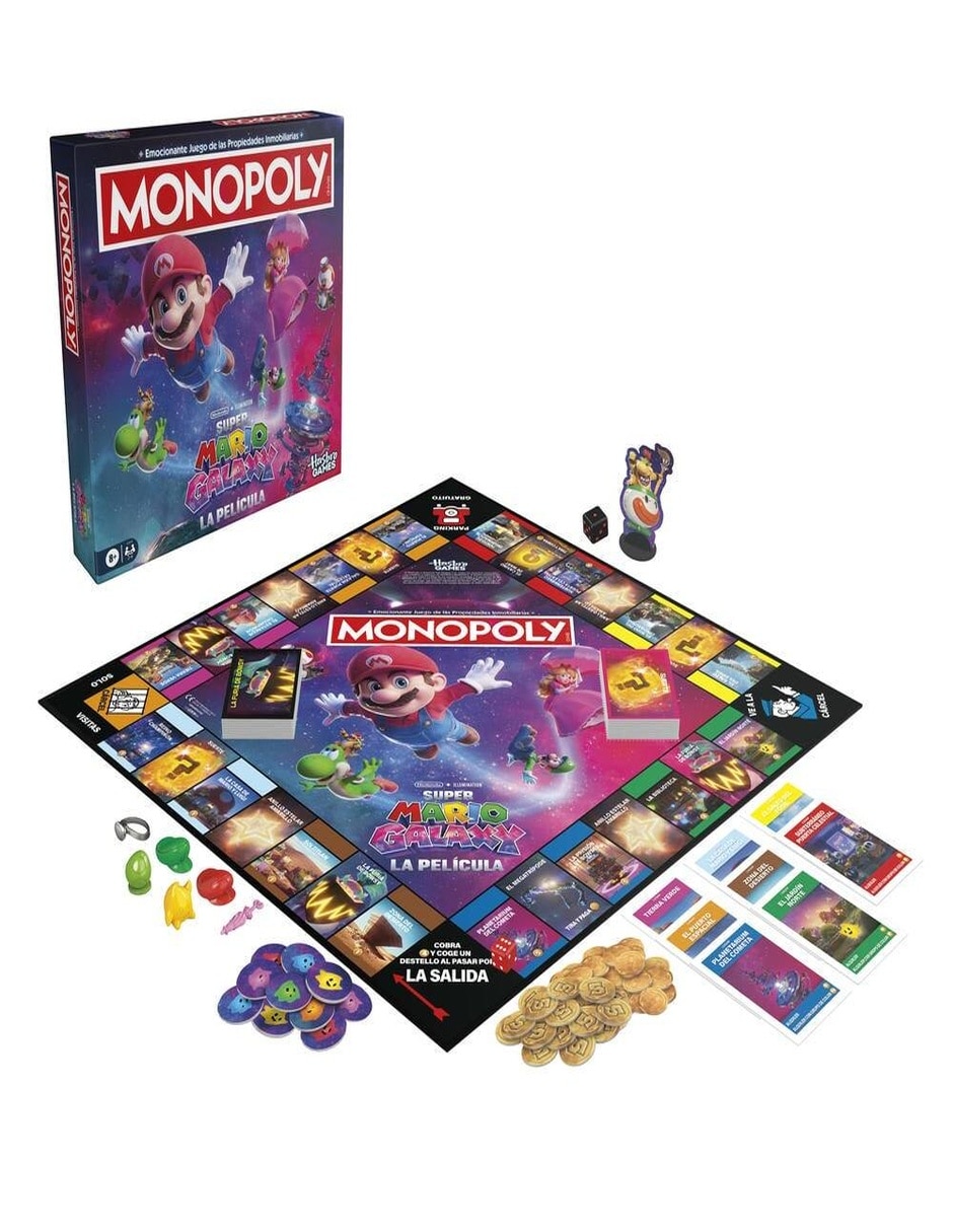 Super Mario Galaxy The Super Mario Galaxy Movie Monopoly
