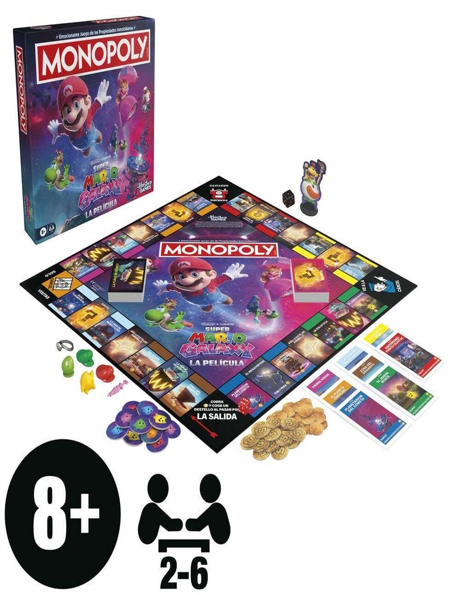 Super Mario Galaxy The Super Mario Galaxy Movie Monopoly 5