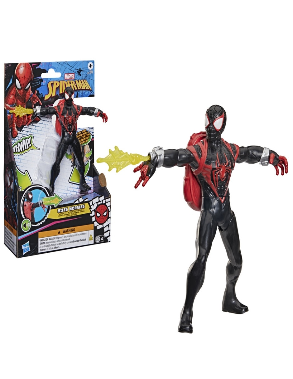 Figura de acción articulada : Spider-Man Miles Morales Marvel con sonido 8