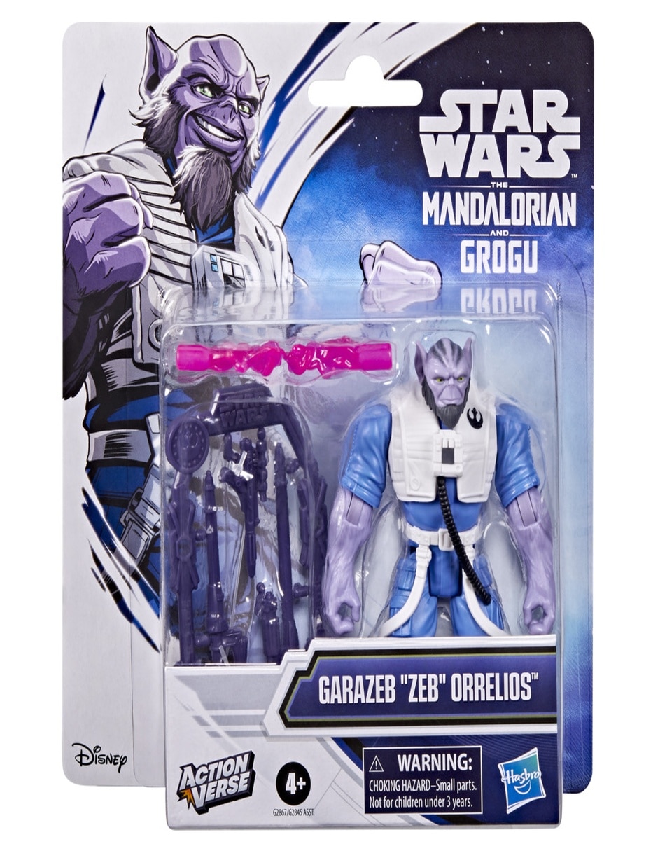 Figura de acción articulada The Mandalorian and Grogu Zeb Orrelios Star Wars 6