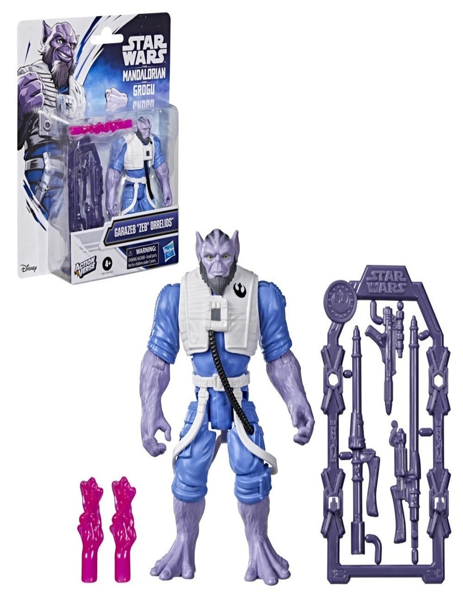 Figura de acción articulada The Mandalorian and Grogu Zeb Orrelios Star Wars 9