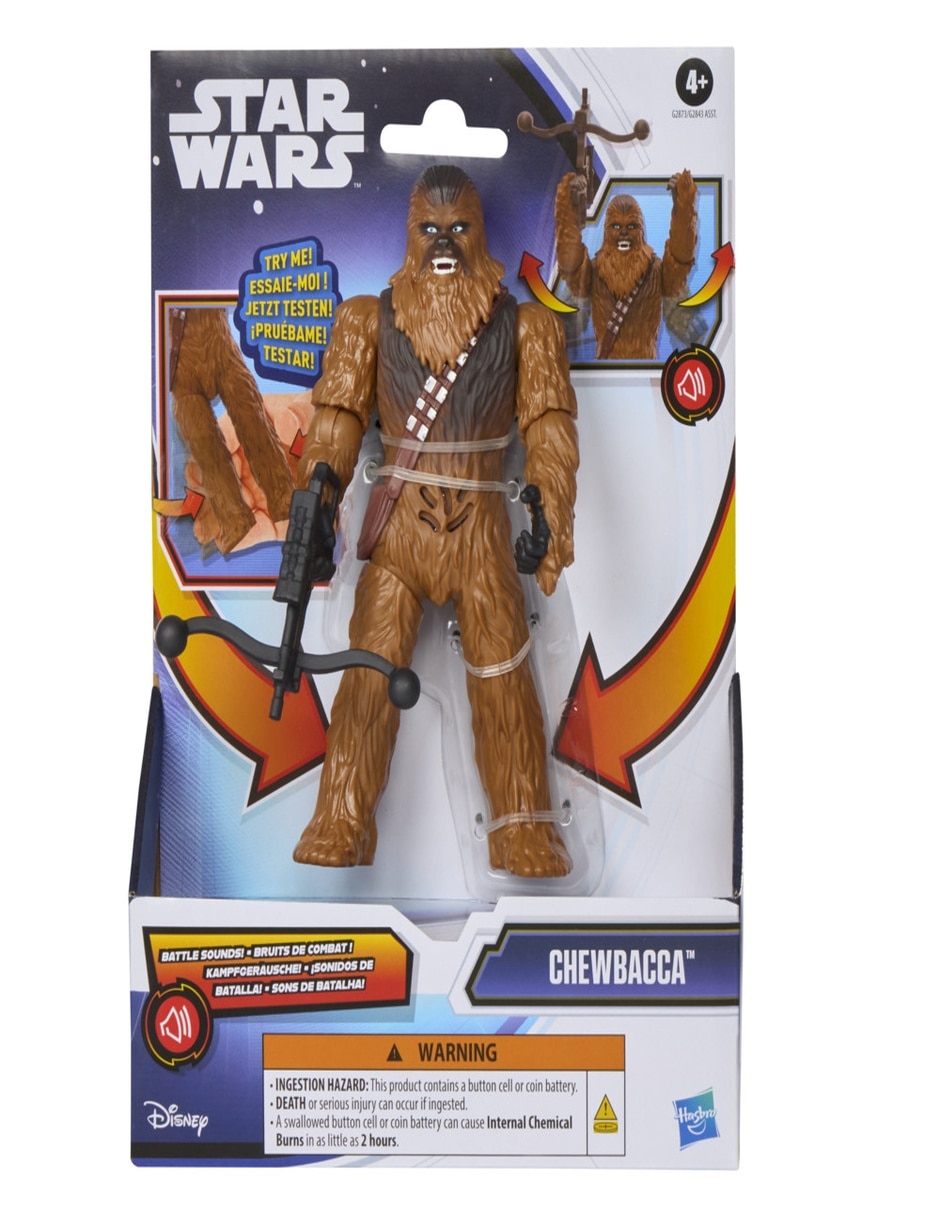 Figura de acción articulada Chewbacca Star Wars con sonido 6