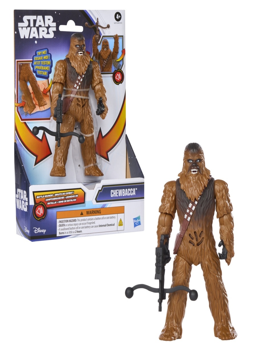 Figura de acción articulada Chewbacca Star Wars con sonido 9