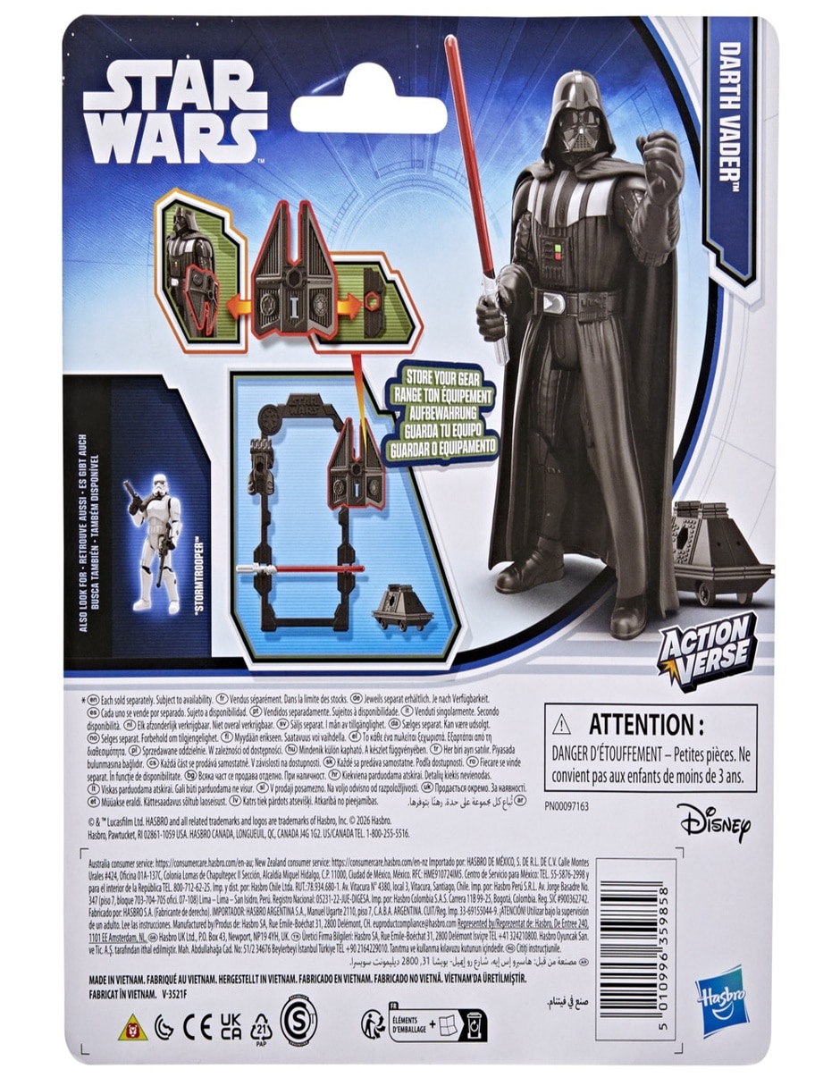 Figura de acción articulada Darth Vader Star Wars 7