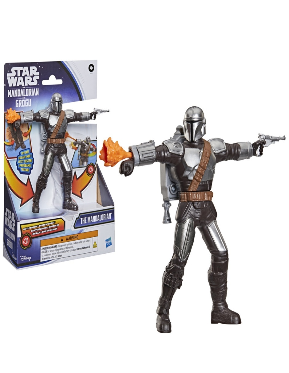 Figura de acción articulada The Mandalorian and Grogu Star Wars con sonido 4