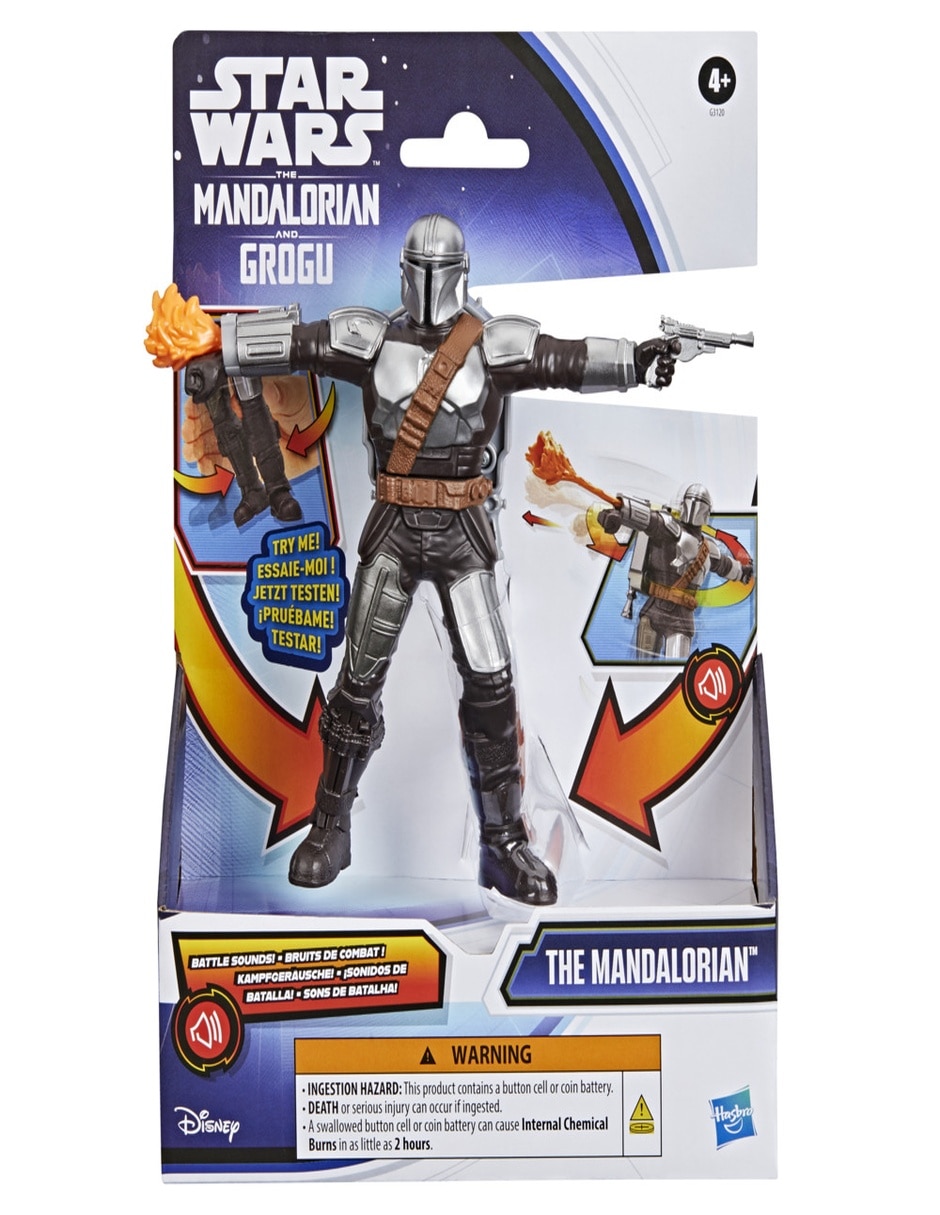 Figura de acción articulada The Mandalorian and Grogu Star Wars con sonido 5