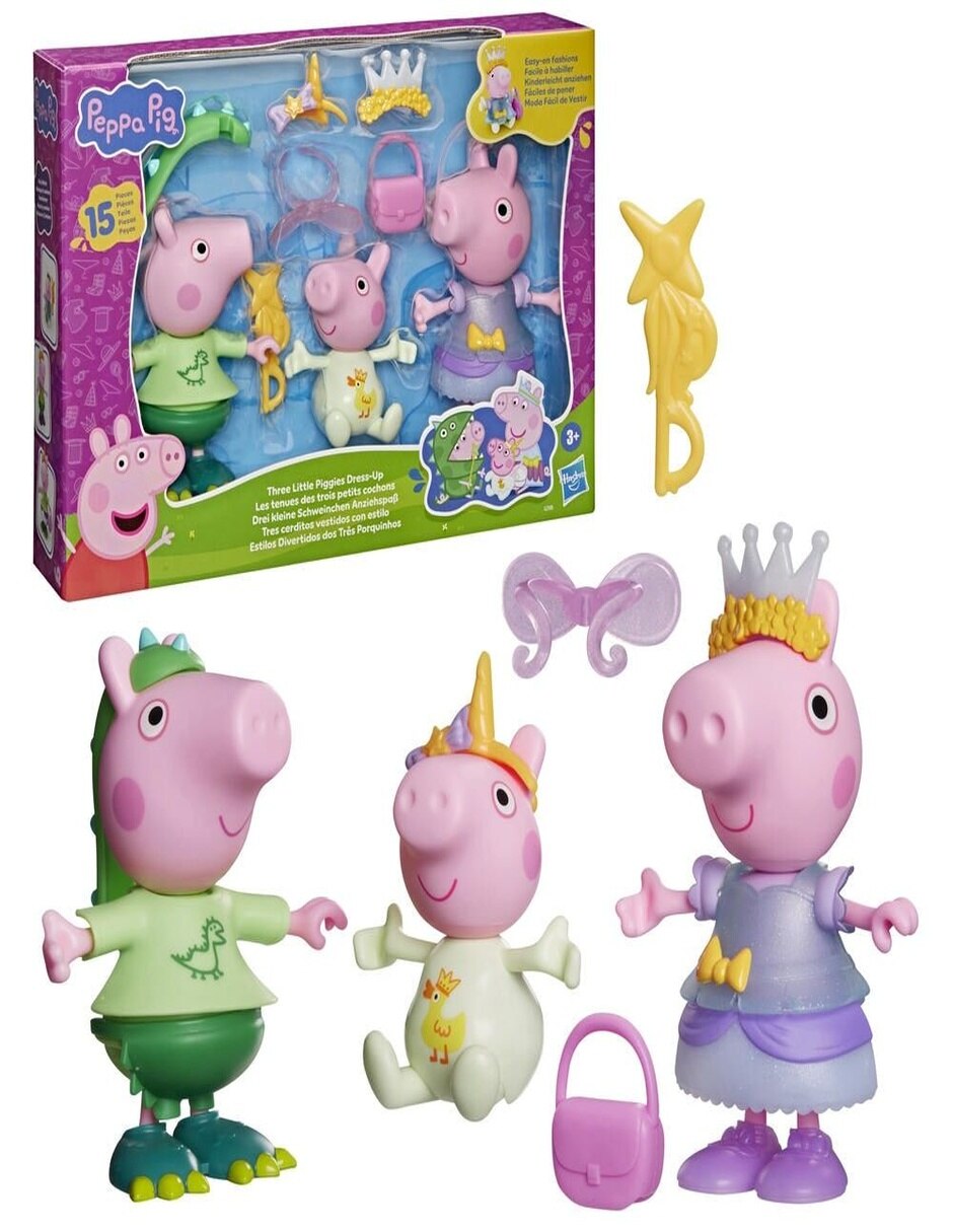 Set de muñeco personaje Pep pa Pig Estándar 4