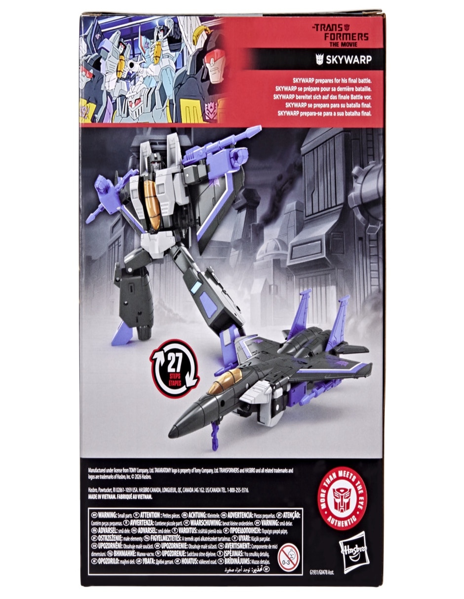 Figura de acción articulada The Movie Skywarp Especial Transformers 2 en 1