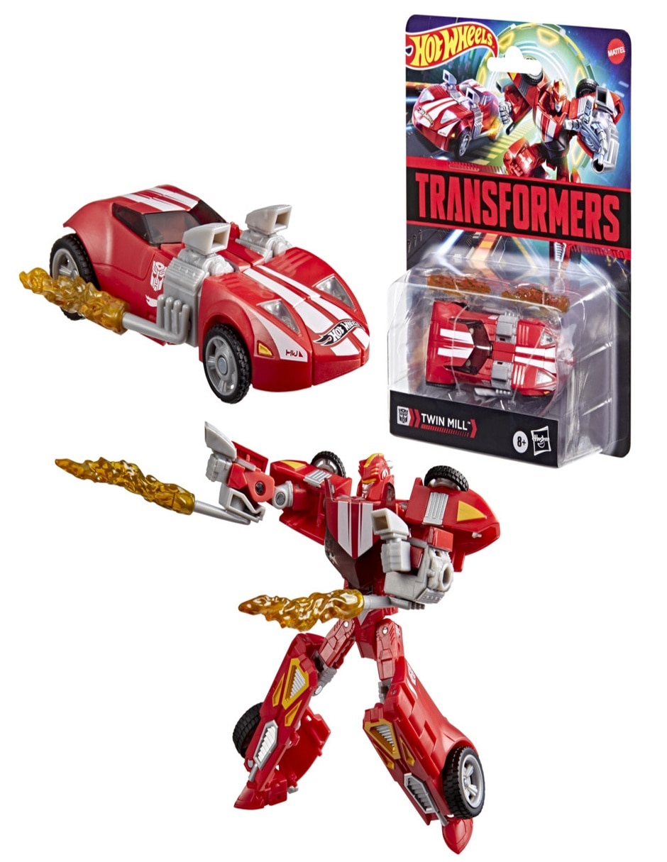Figura de acción articulada Hot Wheels Especial Transformers 2 en 1 5