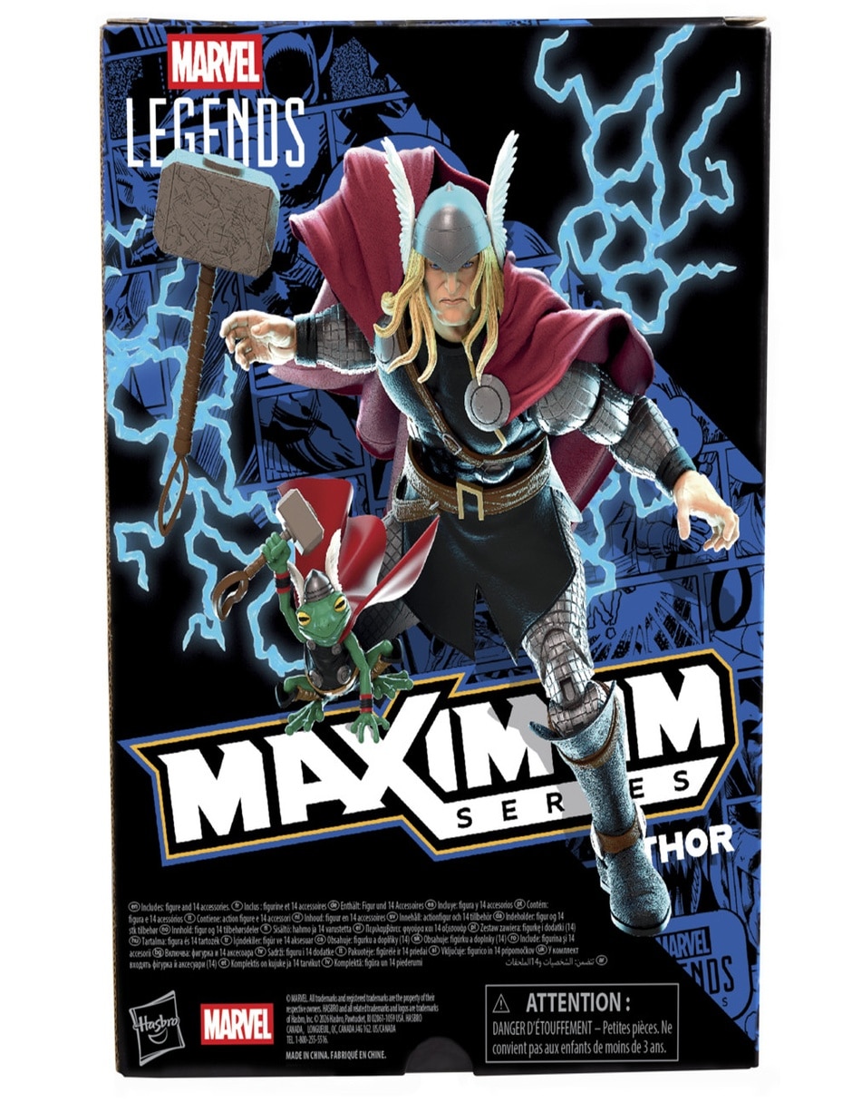 Figura de acción articulada Legends Series Thor estándar Marvel 6