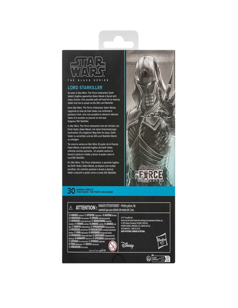 Figura de acción articulada Star Wars The Force Unleashed Lord Starkiller especial Star Wars