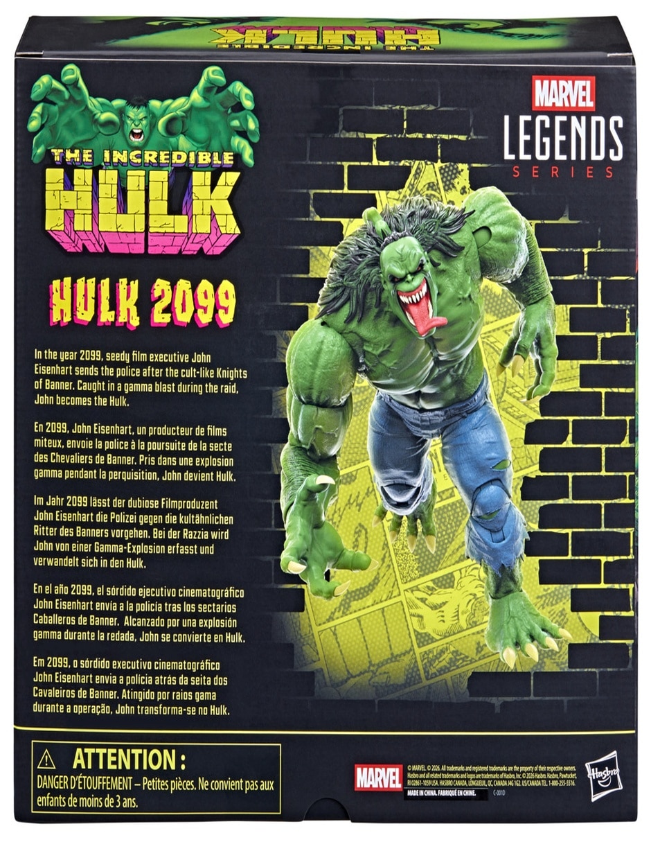 Figura de acción articulada Legends Series Hulk estándar Marvel