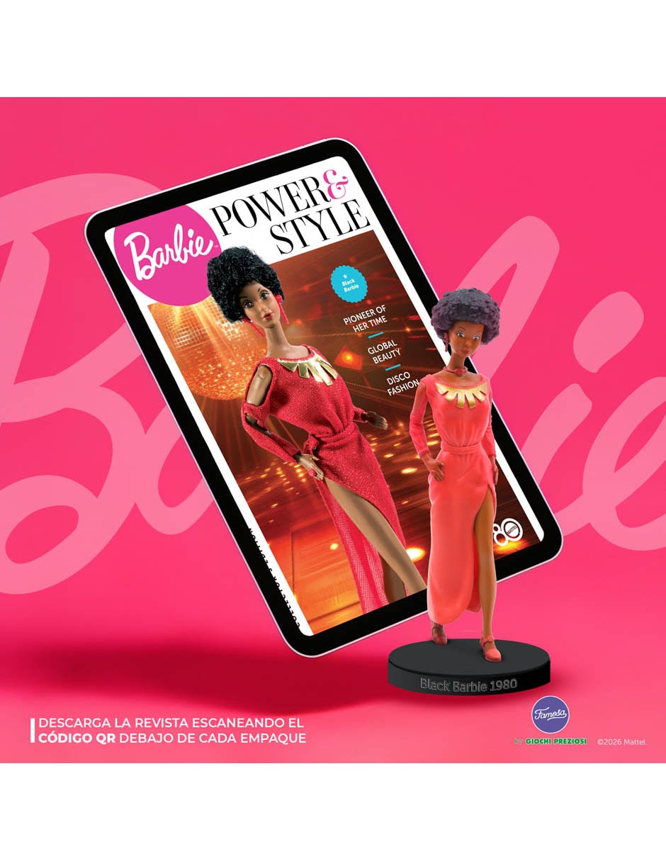 Muñeca colección Black Barbie 1980 8