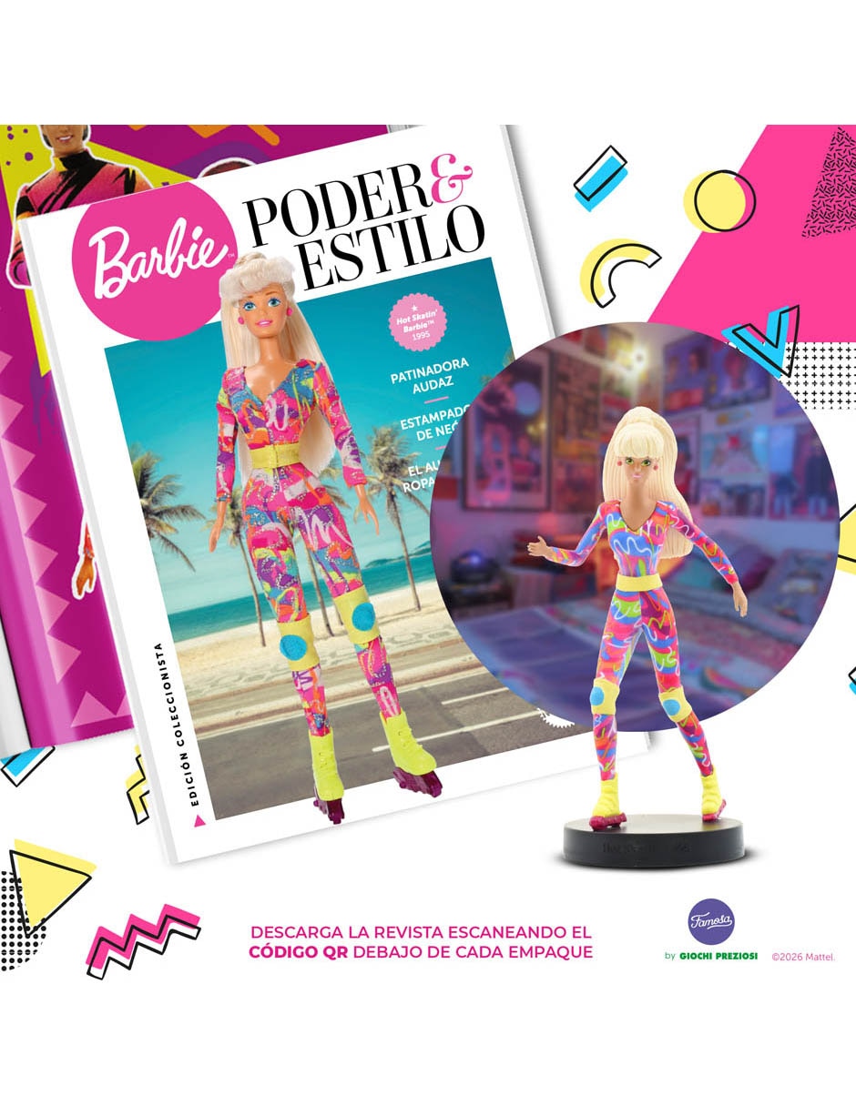 Muñeca colección Barbie Hot Skating Barbie 1995 9