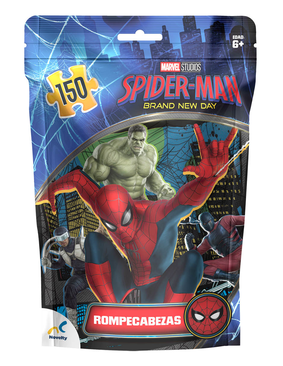 Rompecabezas superhéroes foil spiderman 150 piezas 1