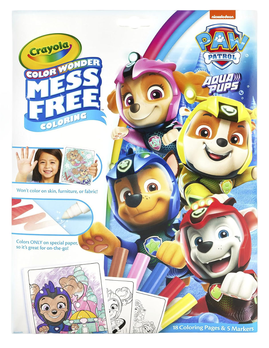 Color wonder: mess free coloring paw patrol