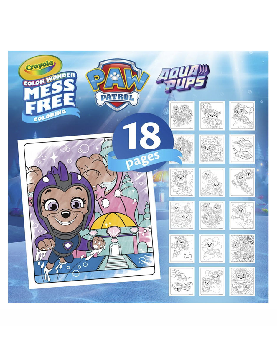 Color wonder: mess free coloring paw patrol 3