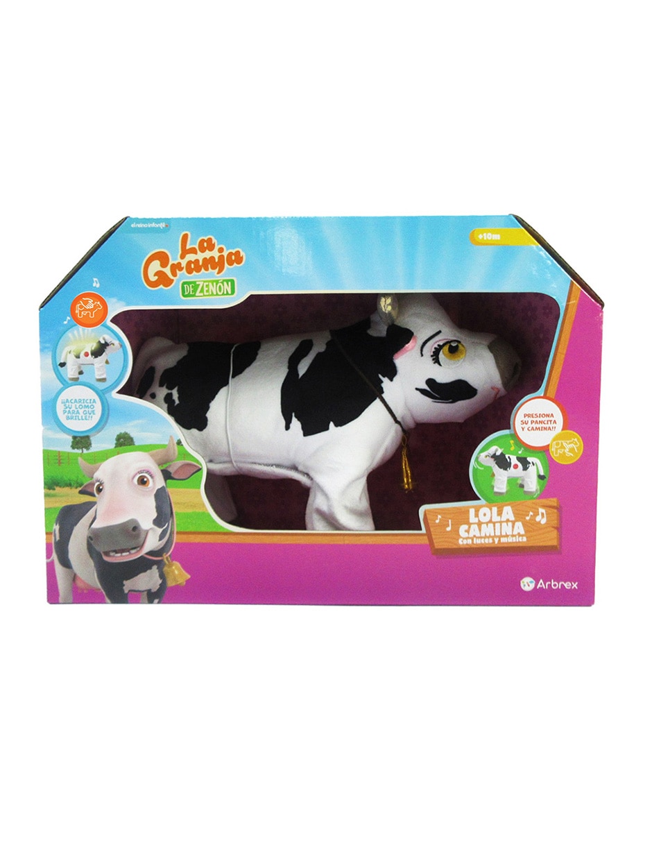 Peluche de La Granja de Zenón Vaca de 30 cm 3