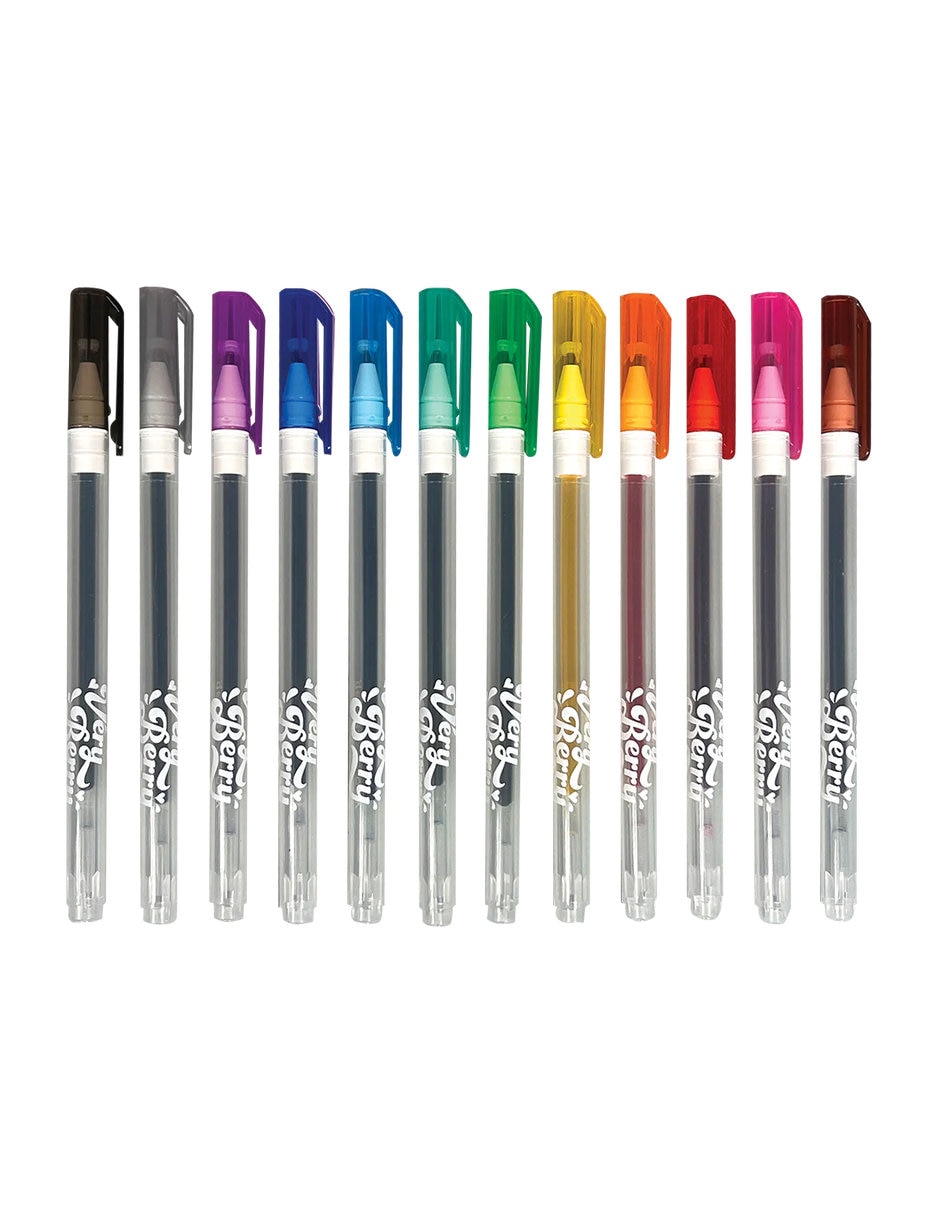 Bolígrafos Gel Aroma Fresa Very Berry – Set de 12 2