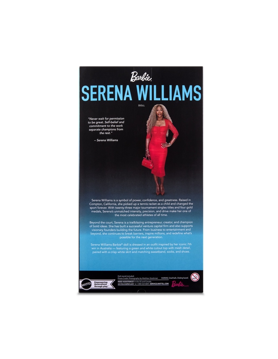 Muñeca colección Barbie Signature Serena Williams 5