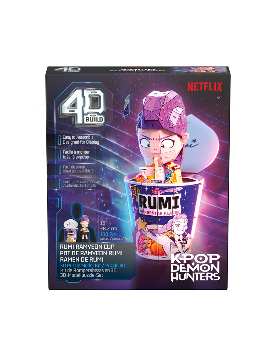 Rompecabezas 4D Ramen Cup Rumi Spin Master 130 piezas 6
