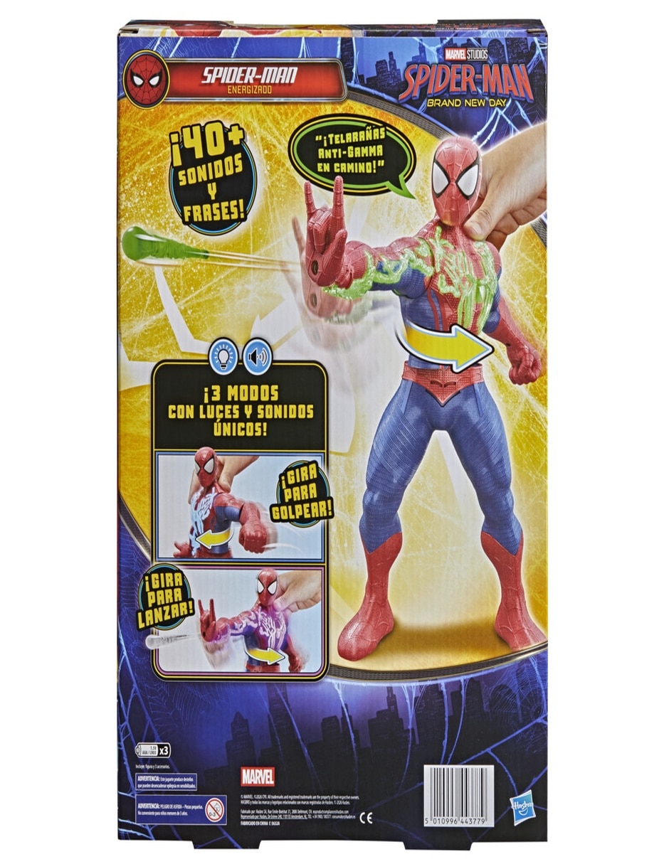 Figura de acción Spider-Man con luz y sonido 11