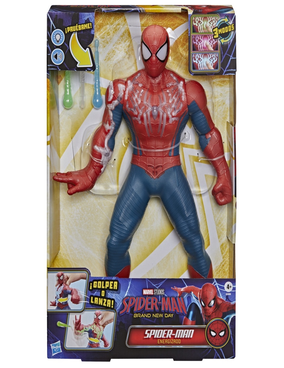 Figura de acción Spider-Man con luz y sonido 7