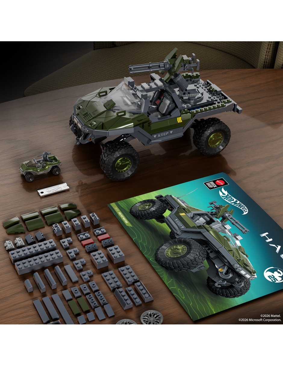 Mattel Brick Shop Halo UNSC M12 Warthog JNP49 935 piezas 4