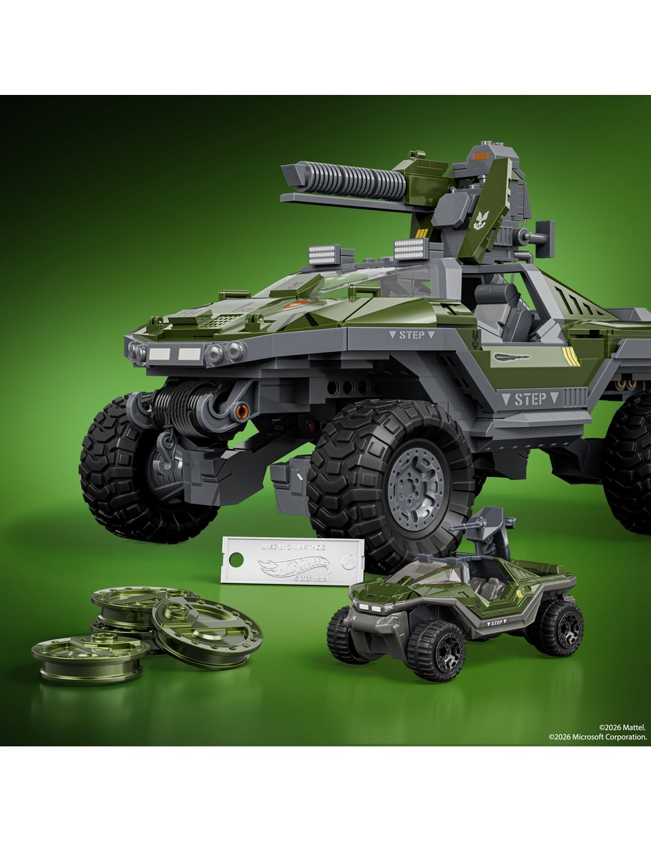 Mattel Brick Shop Halo UNSC M12 Warthog JNP49 935 piezas 6