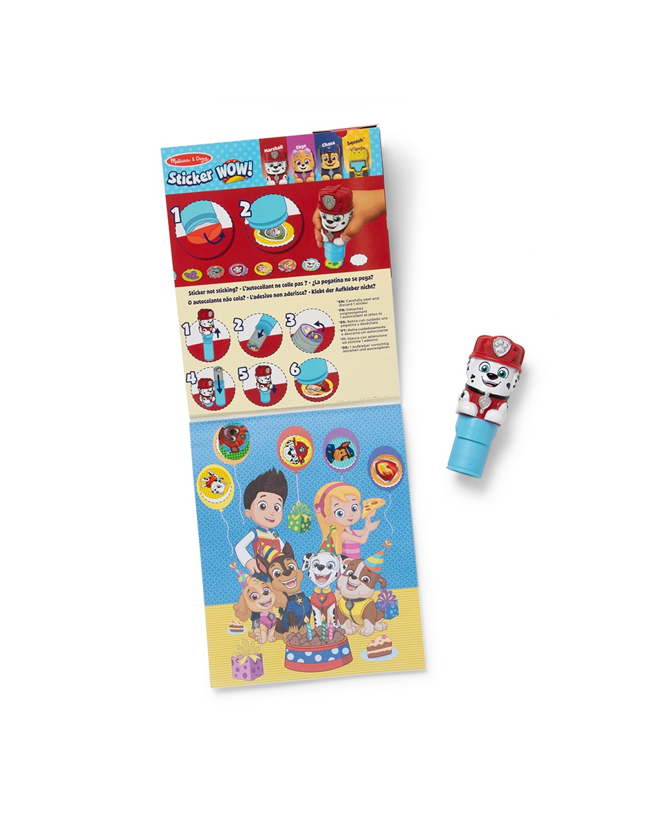 Sticker Wow Paw Spinmaster juego Arte y manualidades unisex