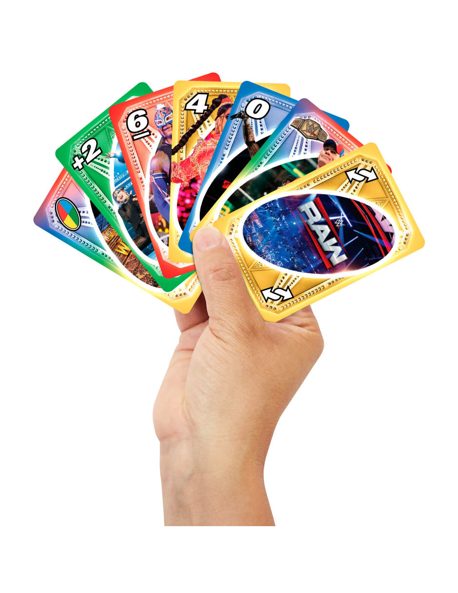 Juego mesa uno wwe uno uno