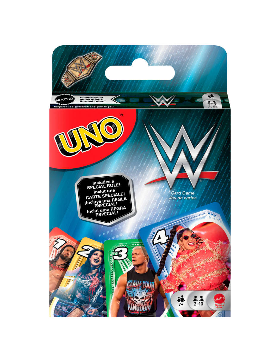 Juego mesa uno wwe uno uno