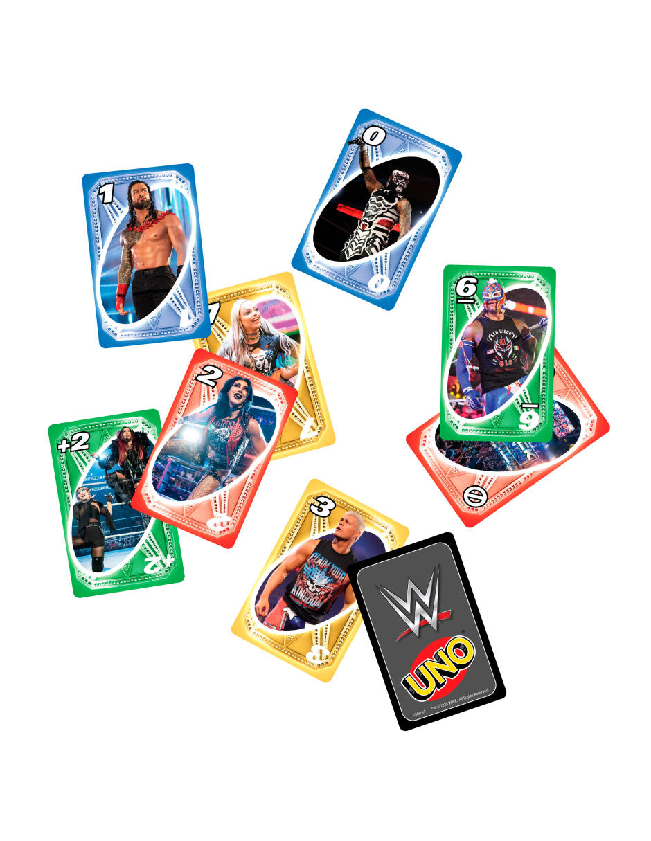 Juego mesa uno wwe uno uno