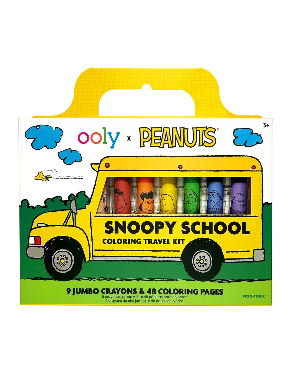 Kit viaje para colorear Snoopy Peanuts