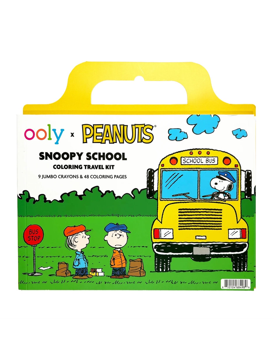 Kit viaje para colorear Snoopy Peanuts 9