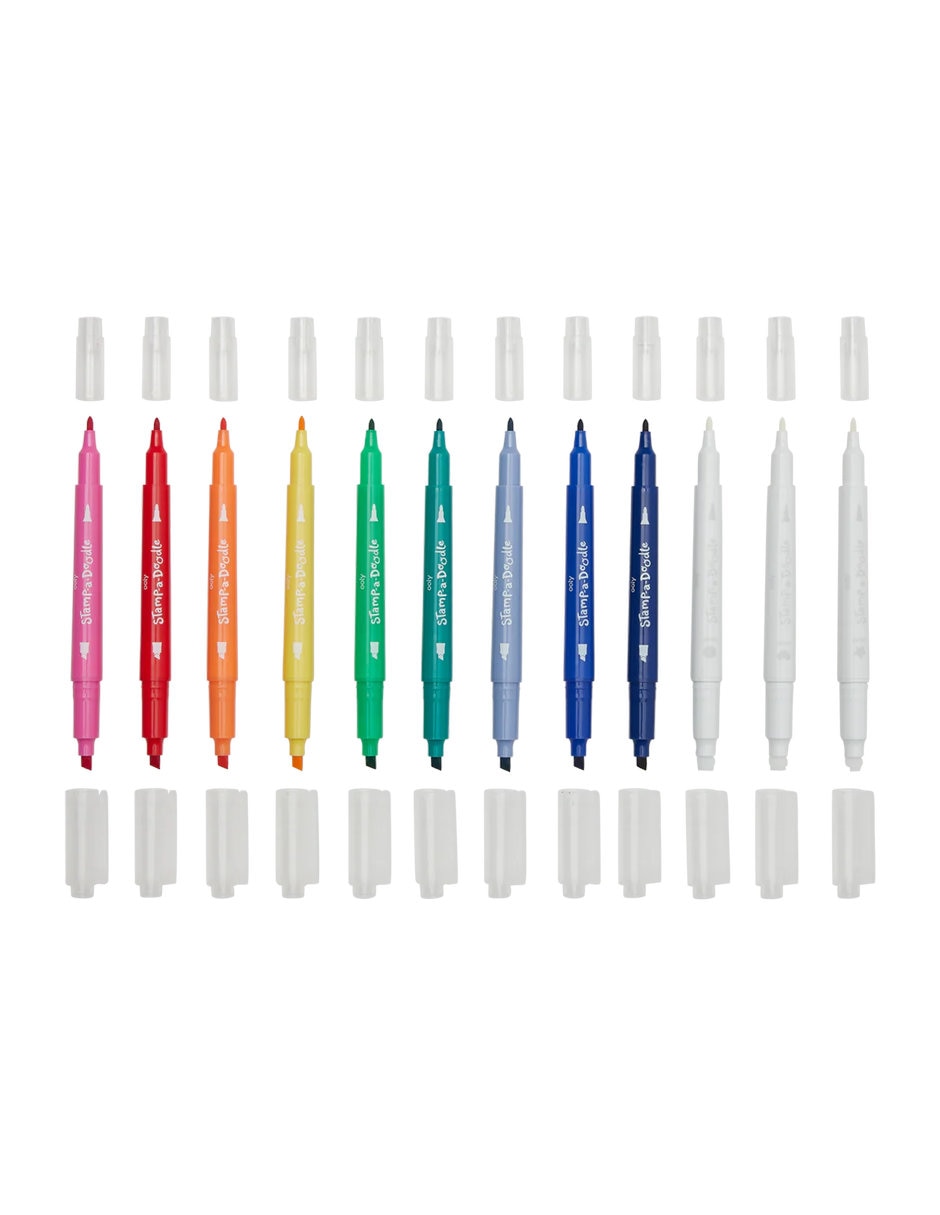 Marcadores doble punta stamp a doodle 3