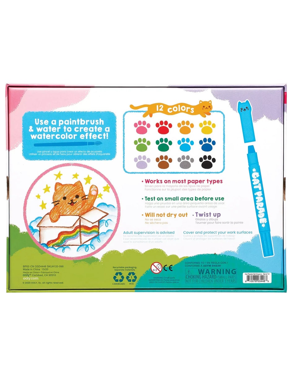 Crayones de gel cat Parade 7