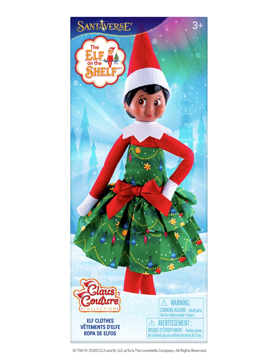 Eot con vestido Navideño con moños
