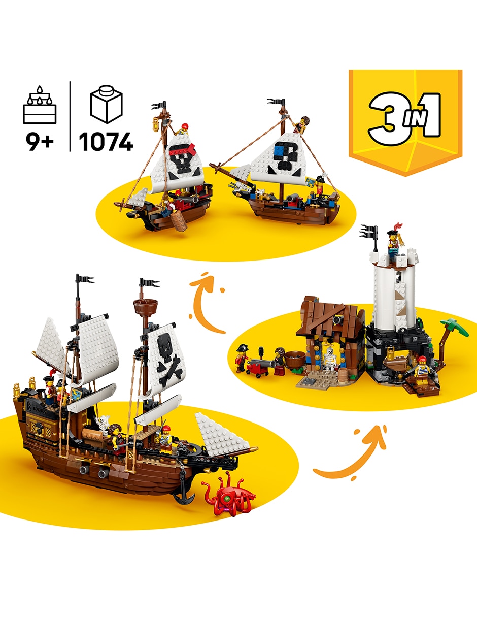 Creator Barco Pirata Clásico 31387 9